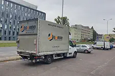 Renault Master 2018r. Transport plandeka z windą GARDO Łódź Master winda